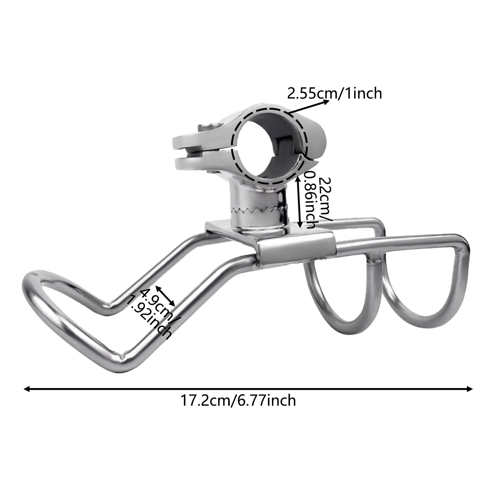 Stainless Ste Fishing Rod Holders for Boat Rust and Corrosion Resistant Fishing Rod Rack Stand Gear Accessories