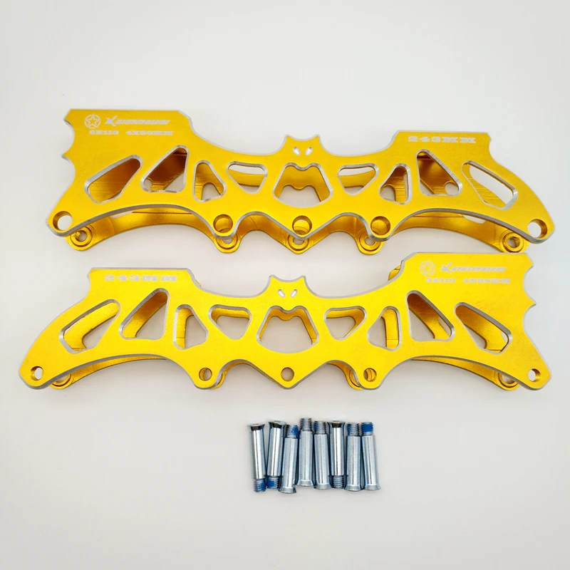 inline skate frame bat 3x110 mm 4x80 mm 2 in 1 roller frame