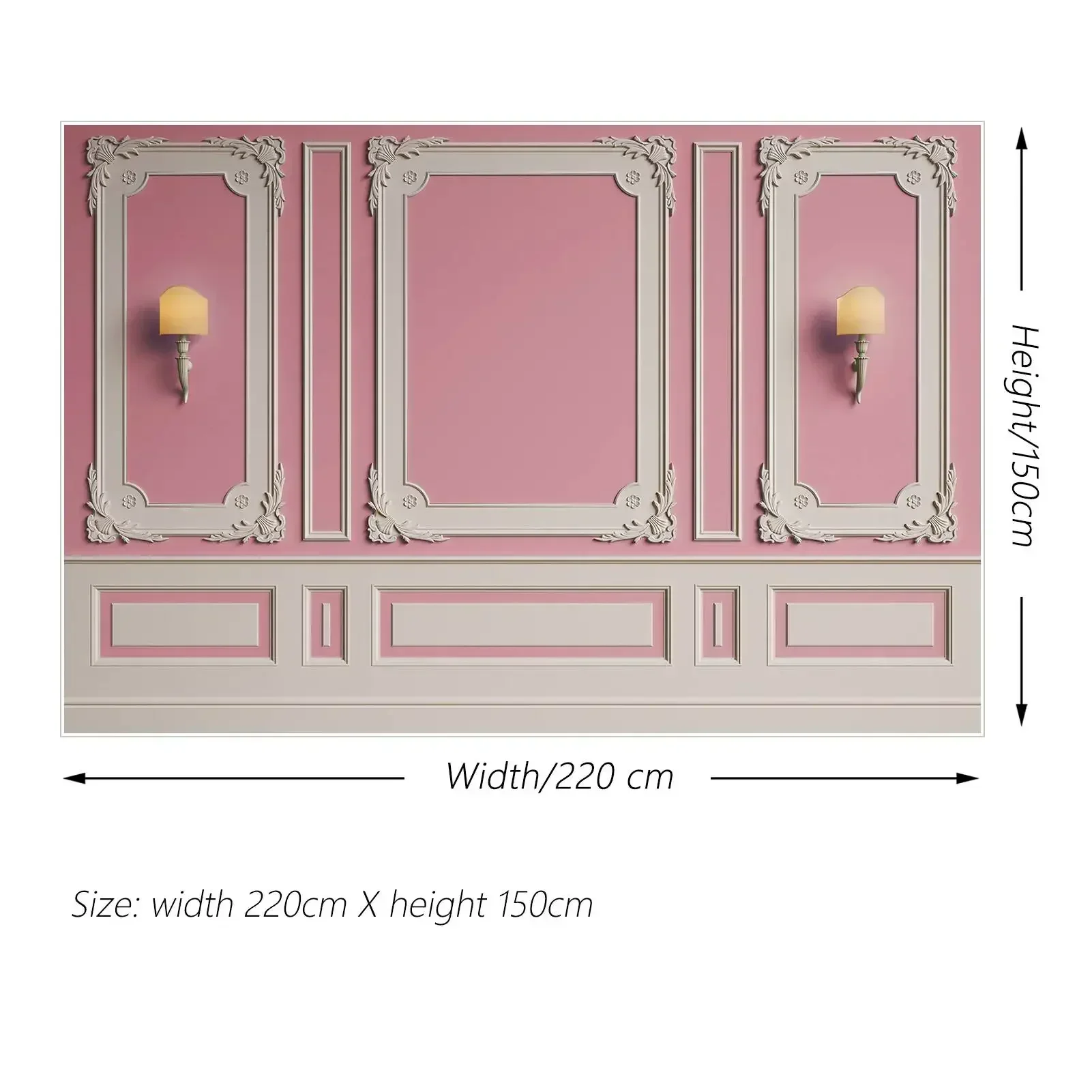 MOON.QG Baroque Living Room Castle Wall Backdrop Wedding Birthday Party Decorations Backgrounds For Photographs Photozone Props photo backdrop photo wallpaper