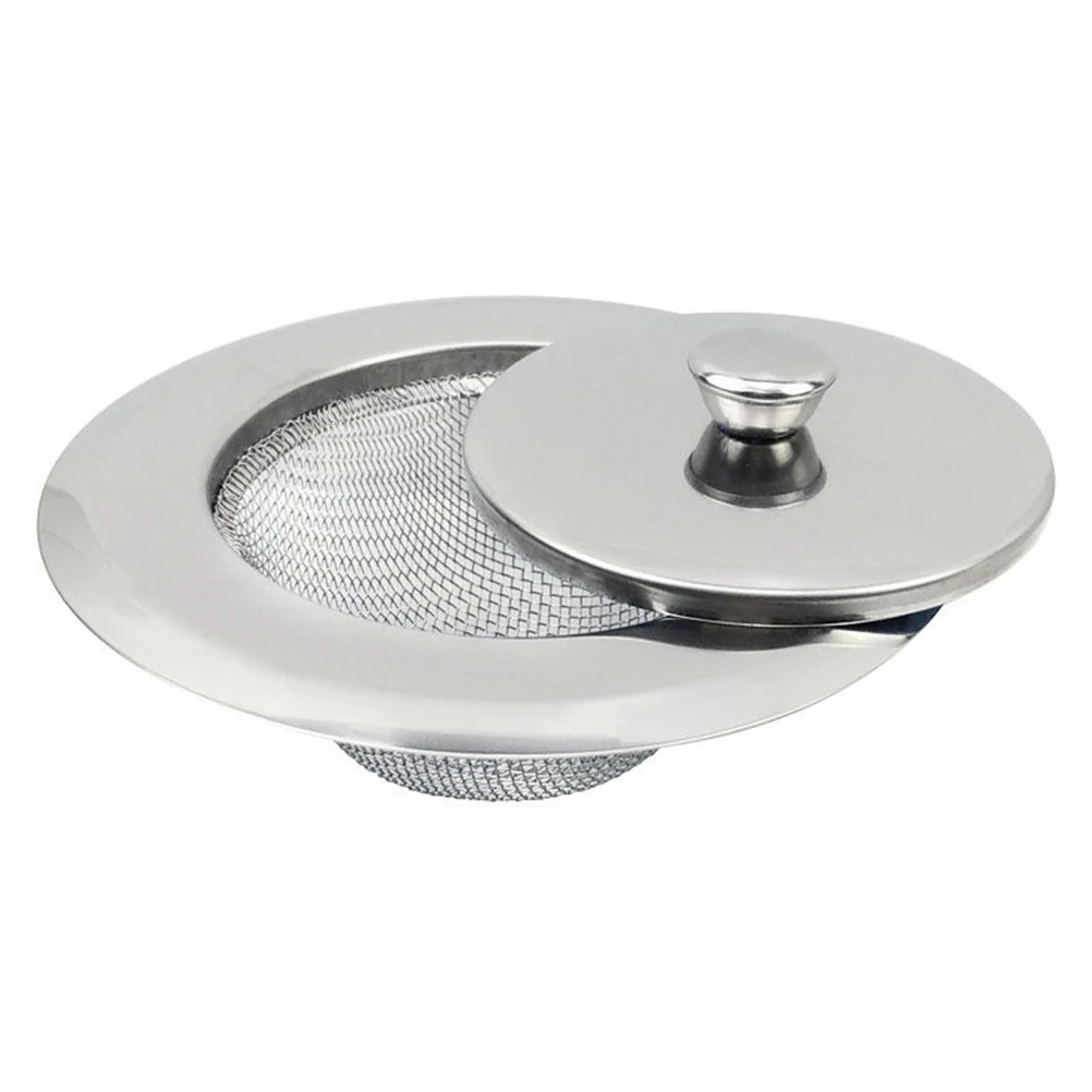 

Sink Strainer Bath Tub Drain Plug Kitchen Strainers for Filter Stopper Stainless Steel Basket