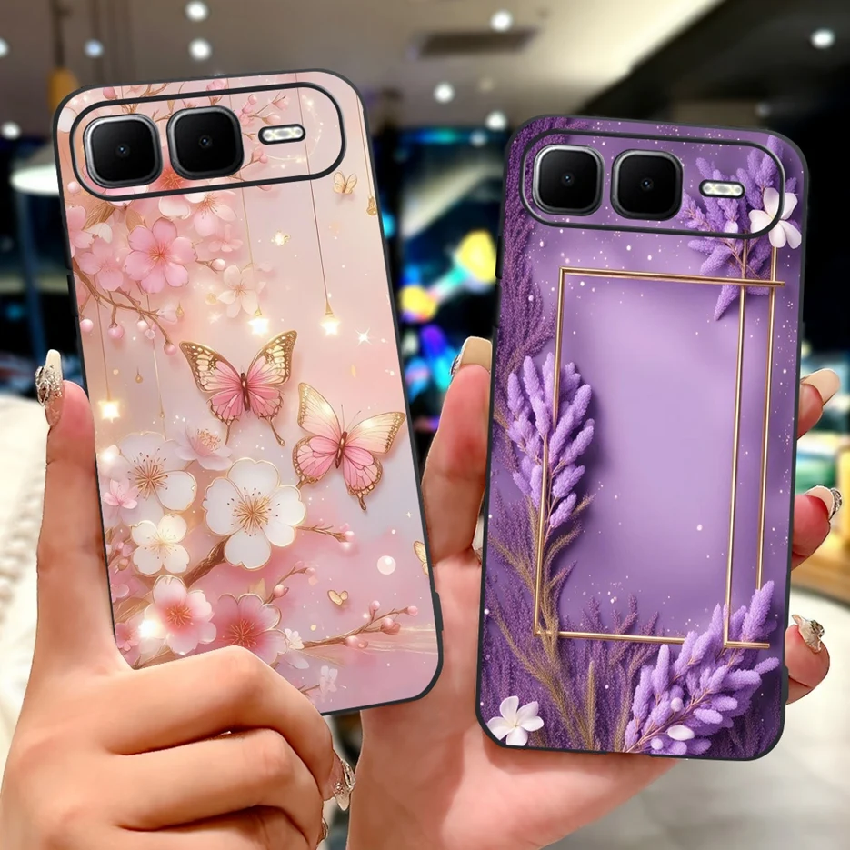 Stylish Butterfly Painted Soft Silicone Protective Case
