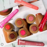 The Original American Rhod Blush Stick Cream New Hailey Lip and Cheek Pocket Rouge Piggy Authentic Girl 2