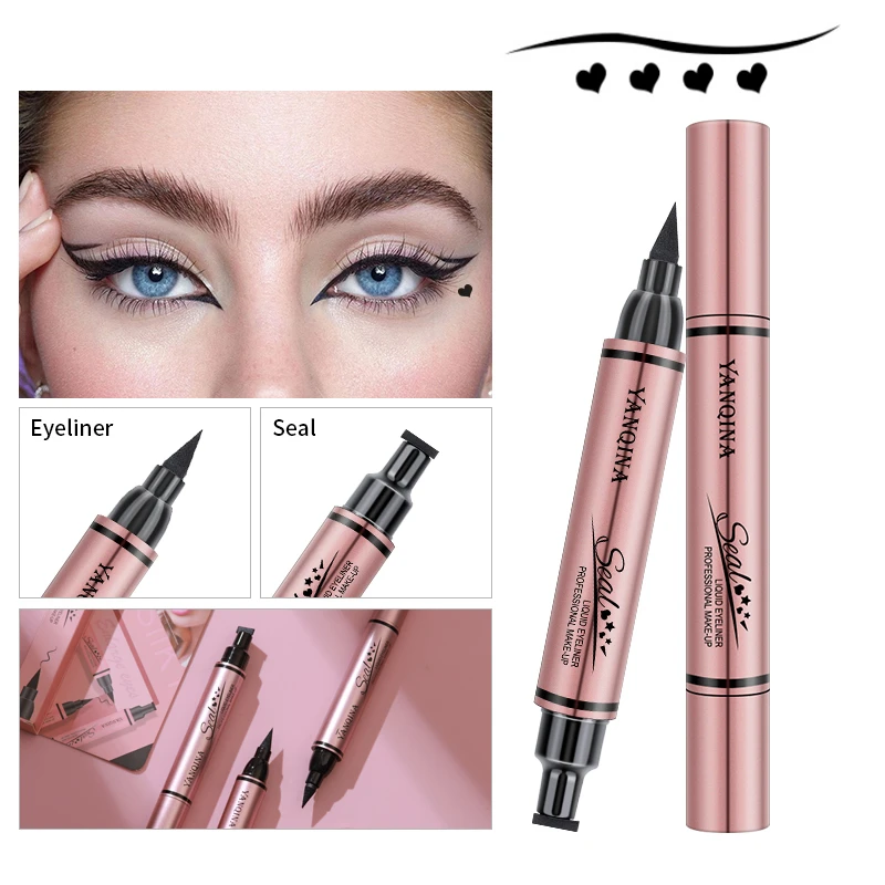Eyeliner Stamps 2 In 1 Pencil Quick Flick Double Sided Eyeliners Makeup