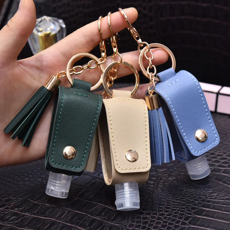 30mlEmptyPortableHandSanitizerBottleKeychainHolderReusable