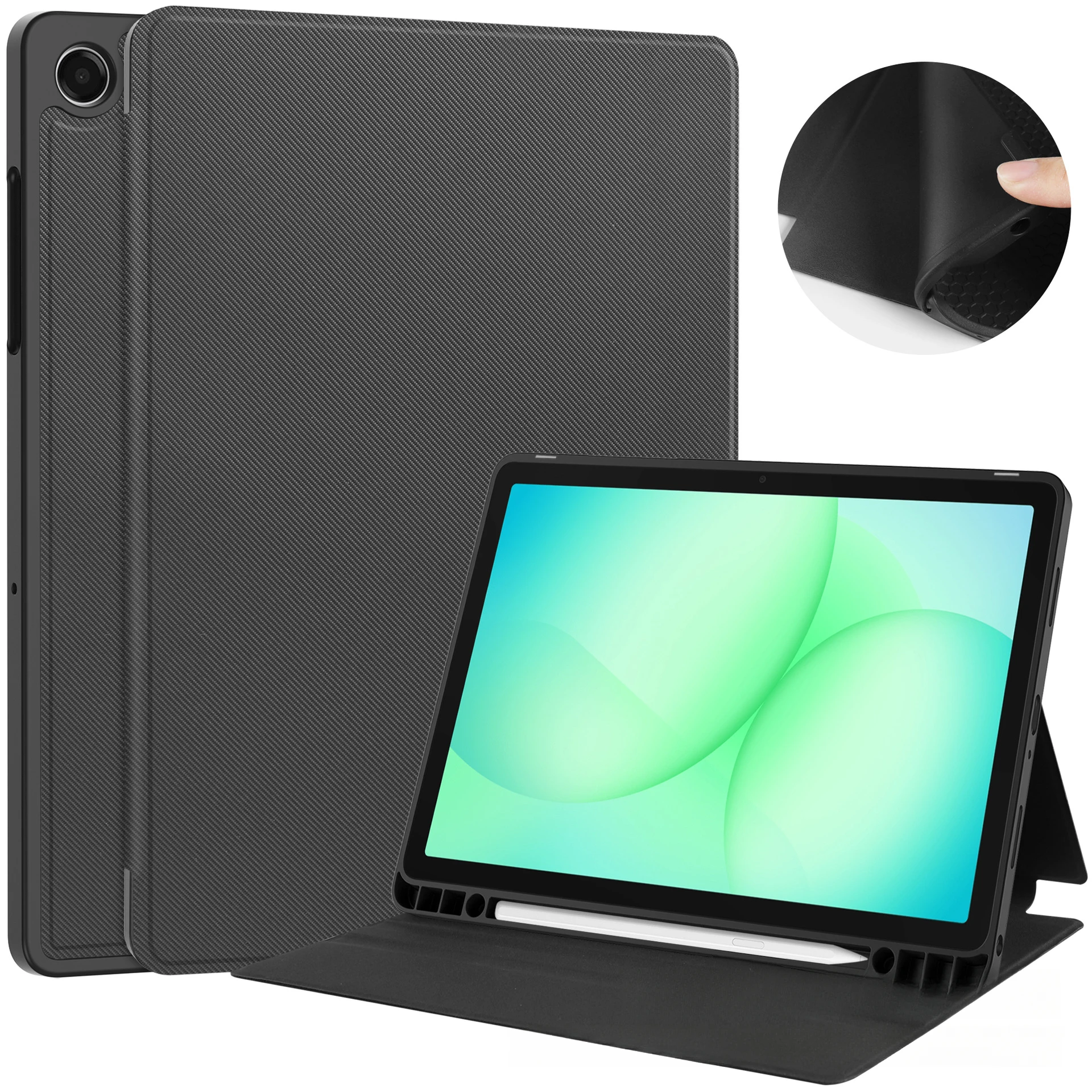 Für Galaxy Tab A11+ 11 Zoll Tablet-Hülle SM-X230, Buchständer, TPU, Stifthalter, Schutzhülle – Detail 16