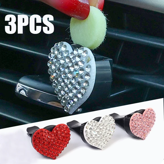 

Love Car Air Conditioner Car Air Outlet Decorative Aromatherapy Accessories Car Perfume Clips Exquisite Decoration Accessories