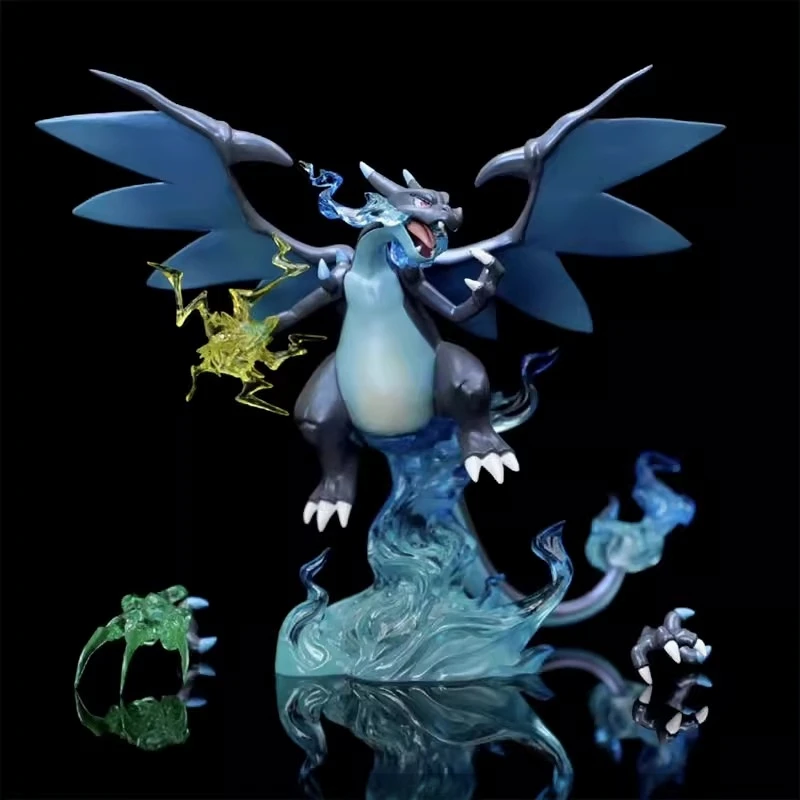 Charizard X Anime Figure - Deluxe Collectible Statue and Desktop Ornament