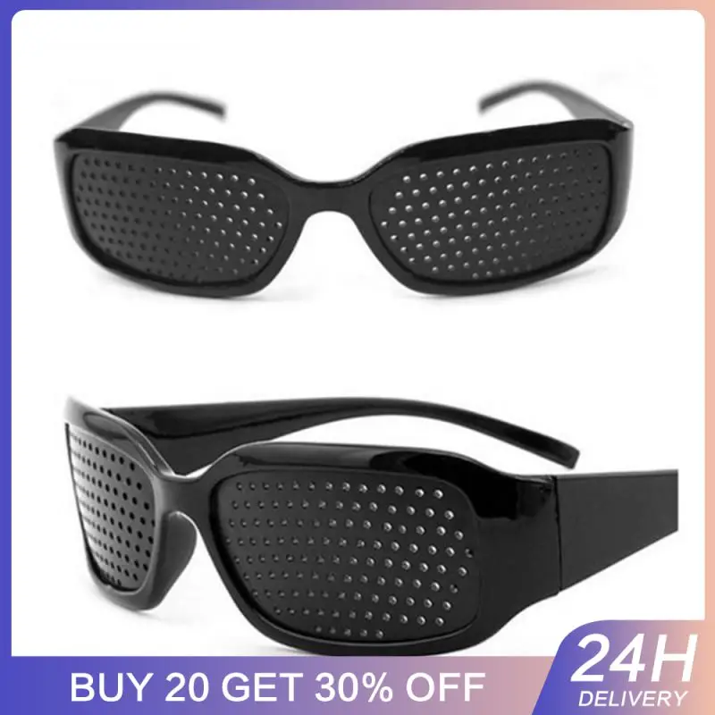 구멍 시력 교정 안경, 근시 난시 방지 안경, 피로 핀 구멍 안경, 남성 여성 시력 개선 