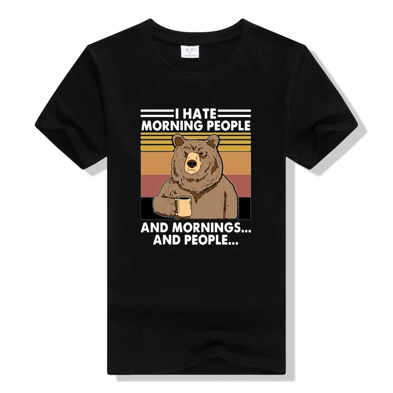 

Funny I Hate People t shirt Vintage Summer Men's cotton T-Shirt Humor Gift women TShirt Tops o-neck t shirts