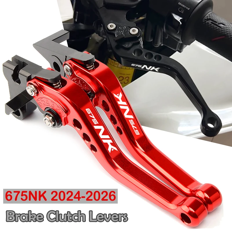 Neu Für CFMOTO 675NK 2024 2025 2026 CF MOTO NK 675 NK 675 Motorrad Zubehör Bremse Kupplung Hebel Griff Hebel Set CNC Aluminium