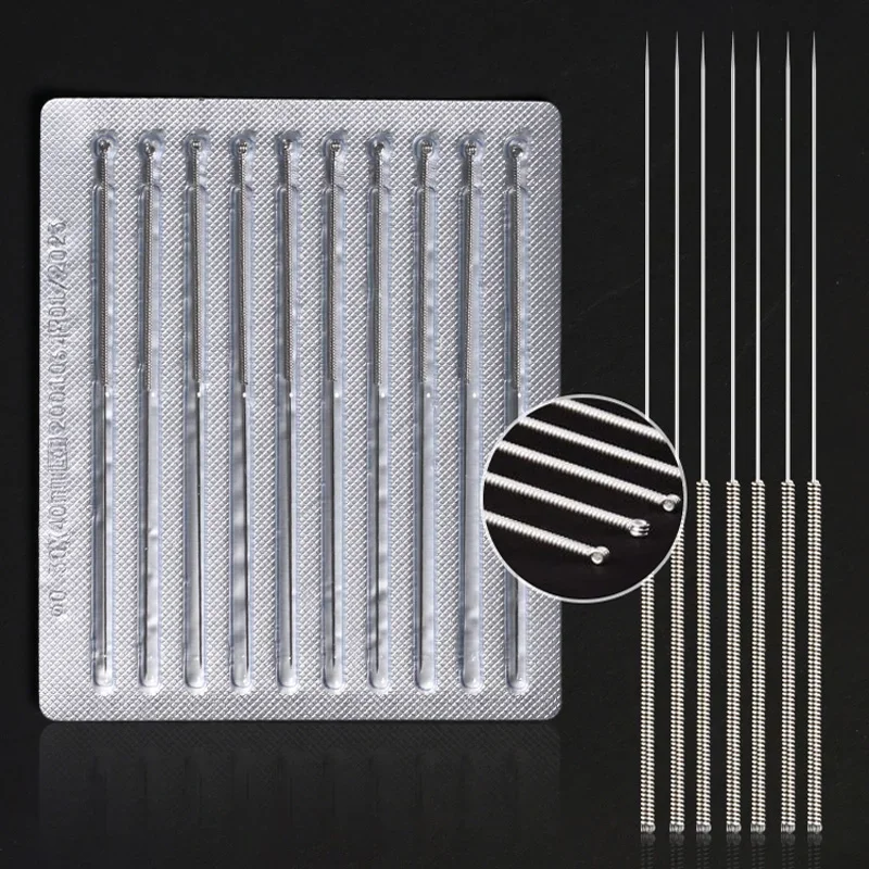 10boxes of 100pcs Cloud Dragon Acupuncture Needles Non-Needle-Tubing sterilization Package Version disposable acupuncture needle