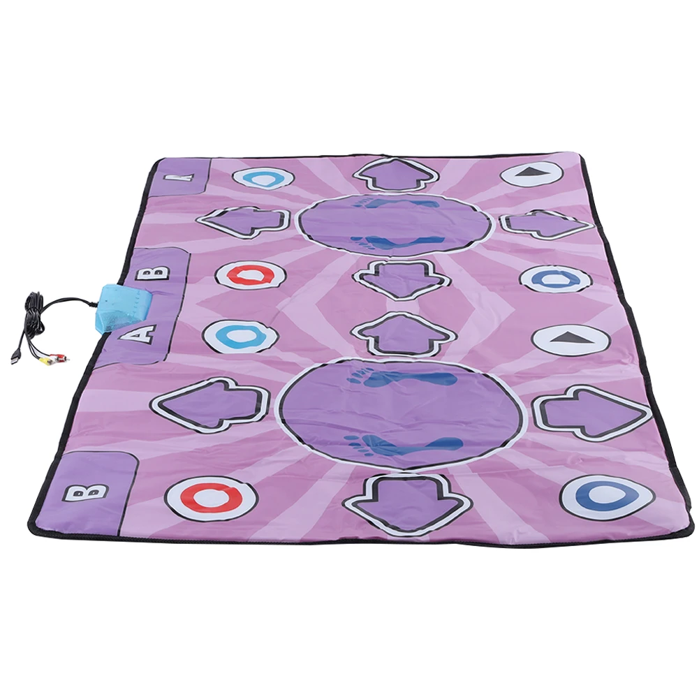 Double Users Musical Dance Mat with Wireless Controller Dance Floor Mat 100 Music 60 Sensory Games Plug And Play for TV Computer