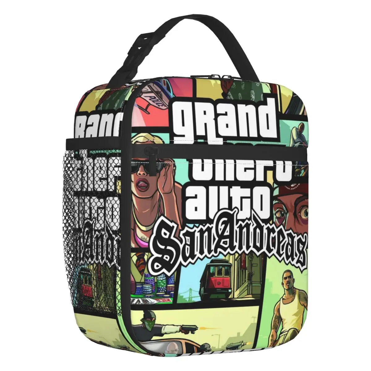 Lunch Box Video Game Gta San Andreas Bag Gta Cooler Bag Gta Lunch