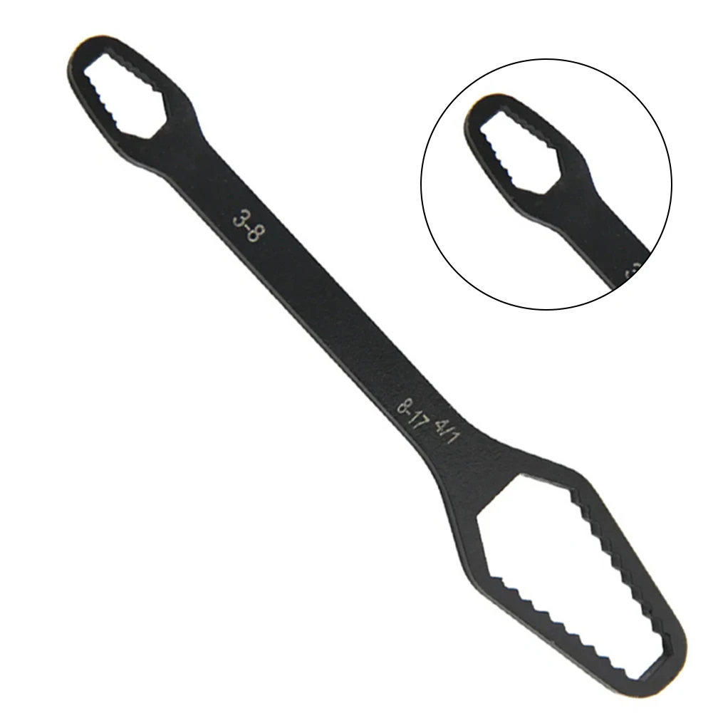 

Металлический Ключ Torx 3-17 мм, регулируемый двухголовочный гаечный ключ, самозатягивающийся ключ для демонтажных винтов