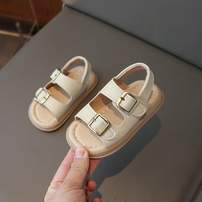 2024 Children Sandals for Girls and Boys Summer Fashionable Korean Style Comfortable Soft Sole Casual Cute Baby Beach Shoes 6