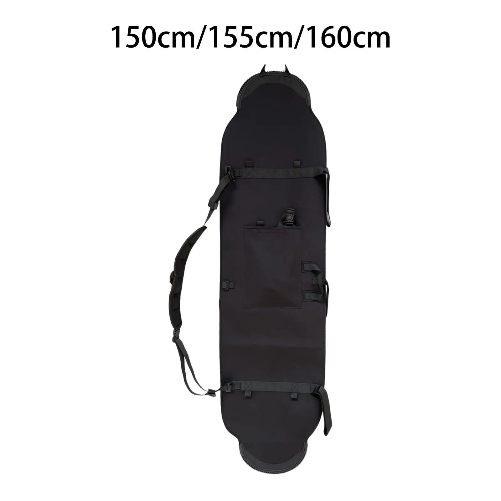 Ski Bag Soft Cover Stretchable Protective Sleeve Adjustable Shoulder Strap