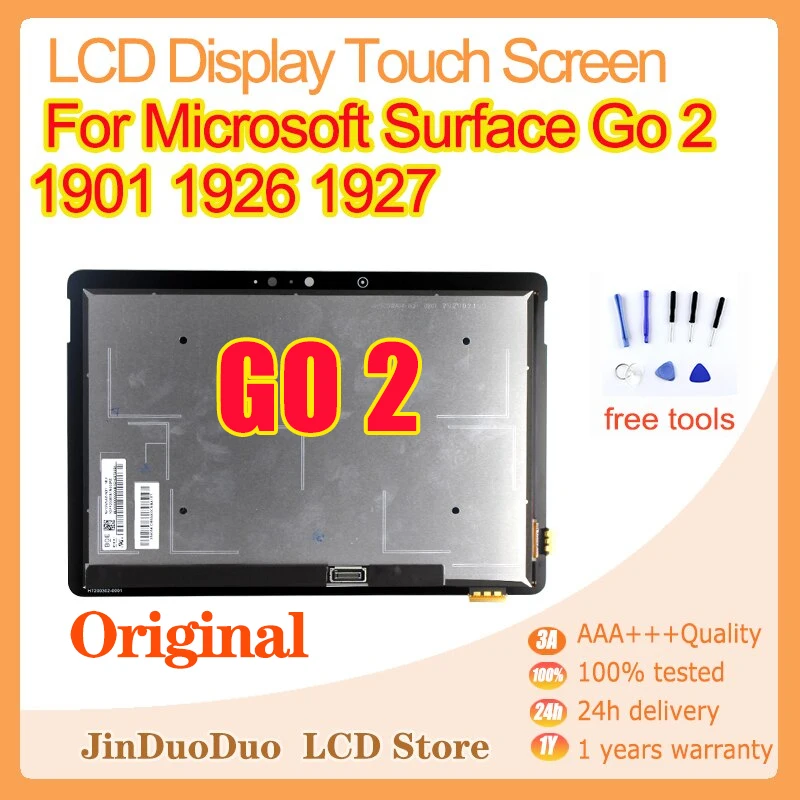 10.5 "Originale Per Microsoft Surface Go2 1901 1926 1927 Display Lcd Touch Screen Digitizer Per Microsoft Surface Go 2 Display Go2