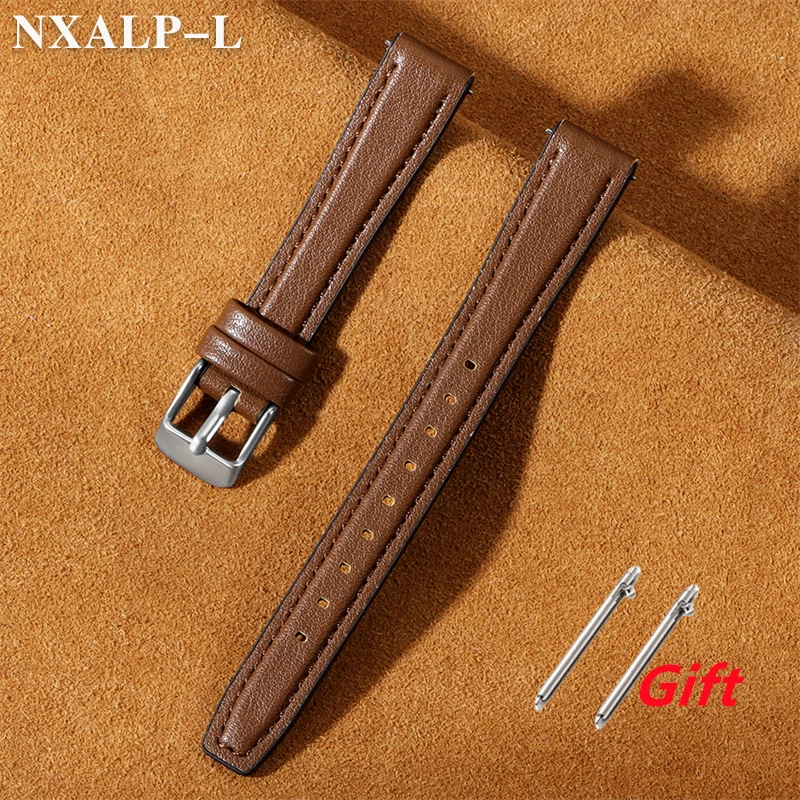 Elegant Silicone Leather Small Wristband - Women's Universal Watch Strap Accessory