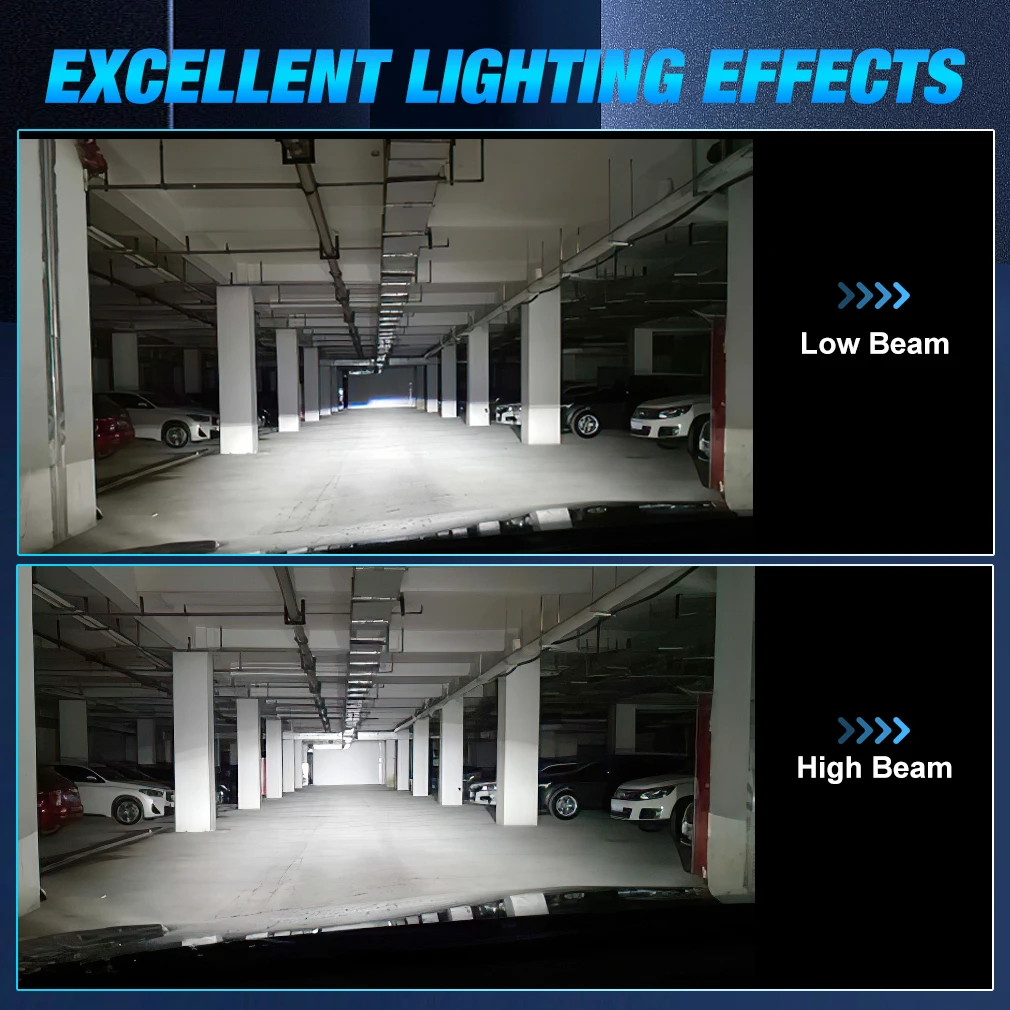 S&D H7 LED 헤드라이트 캔버스 전구 200W H8 H11 9005 HB3 9006 HB4 LED 헤드라이트 1:1 무선 자동차 램프 터보 팬 카 라이트 6500K