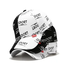 

New Alphabet Cap Men's Graffiti Baseball Personality Youth Trend Net Red Autumn and Winter Hip-hop Hat gorras de béisbol