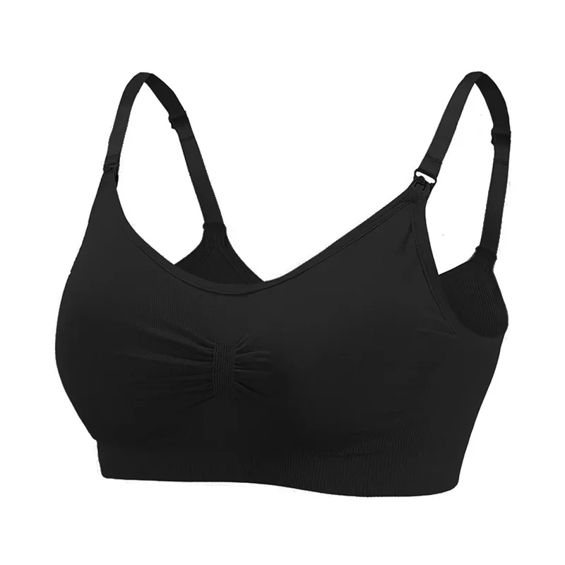 Maternity Bras Wirefree Nursing Bra Panties Set Pregnancy Clothes Prevent Sagging Breastfeeding Women's Breathable Lactancia Bra