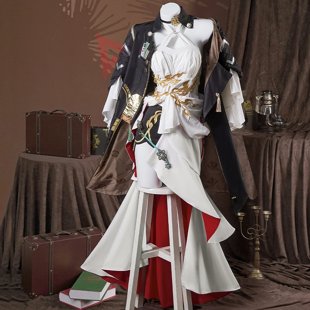 New Honkai: Star Rail March 7Th Andi Gibson Cosplay Costume Dress Coat Collana Guanti Per Ragazza Donna Custom Made