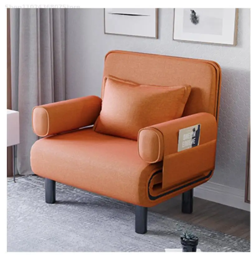 Sofa Cama Mueble de Para Sala Espuma Convertible Plegable Piel