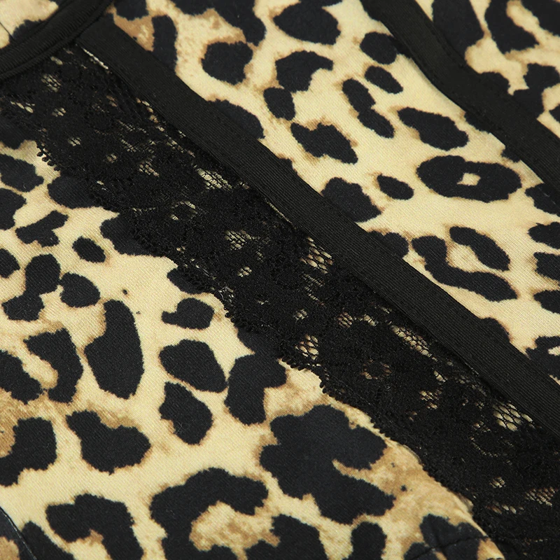 Hotsweet Y2k Leopard Lace Women¡¯s Tanks Sleeveless Slim Fit Design Sexy Fashion Gyaru Camisole