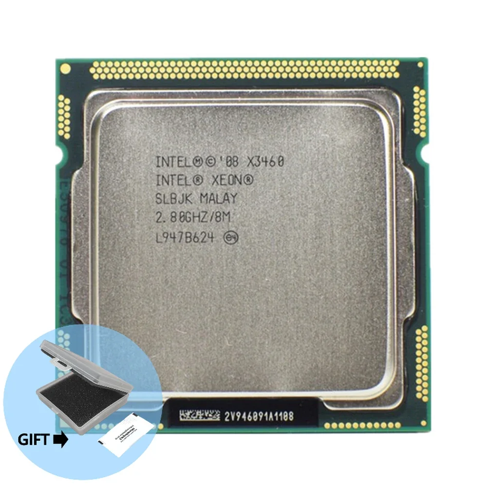 

Процессор Intel Xeon X3460, 2,8 ГГц, 8 Мб, четырехъядерный, разъем LGA1156