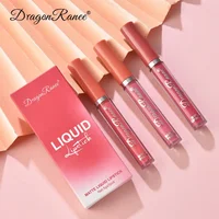 3 PCS Liquid Lipsticks Set Long Lasting Make Up For Women Korean Beauty Cosmetics Matte Lipsticks Waterproof Long lasting 3