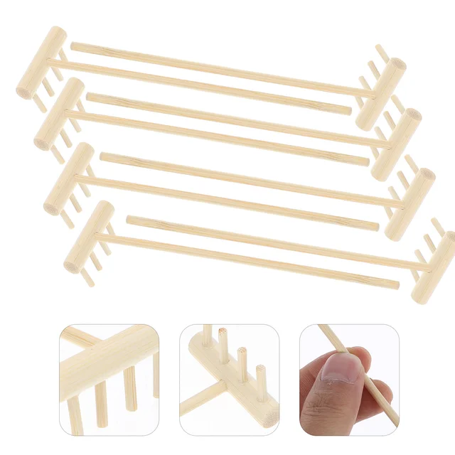 8 Dcs Mini Rake Kids Toys Sandbox Kiegészítők Modell Bambusz Gyerek Zen Garden Tartozék