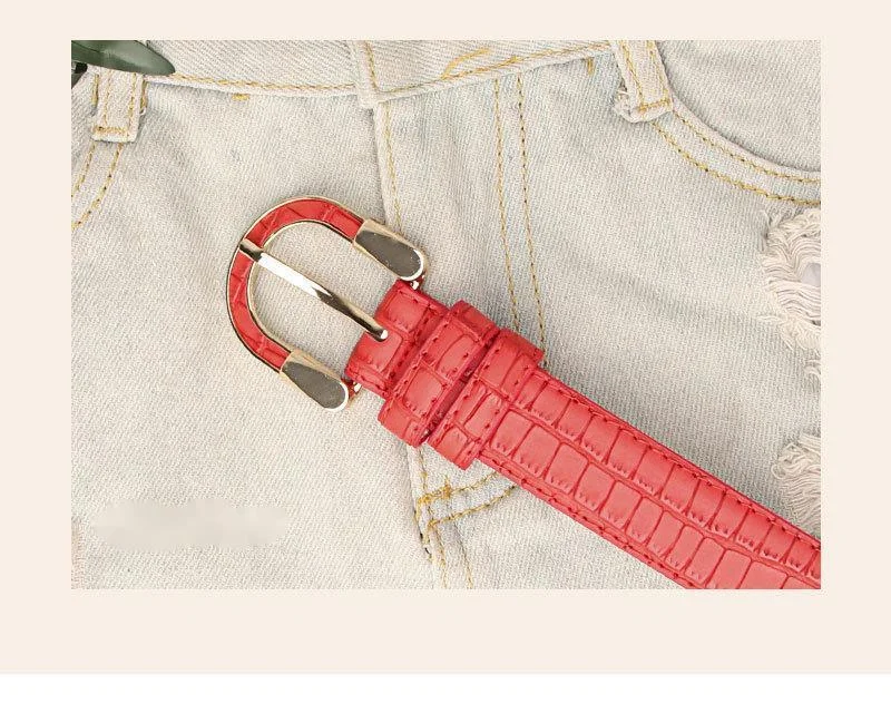 New European and American Style Women's Belt with Personalized Leather Alloy Buckle and Wide Belt, Fashionable Coat Paired with Belt for Women_viptrois.com