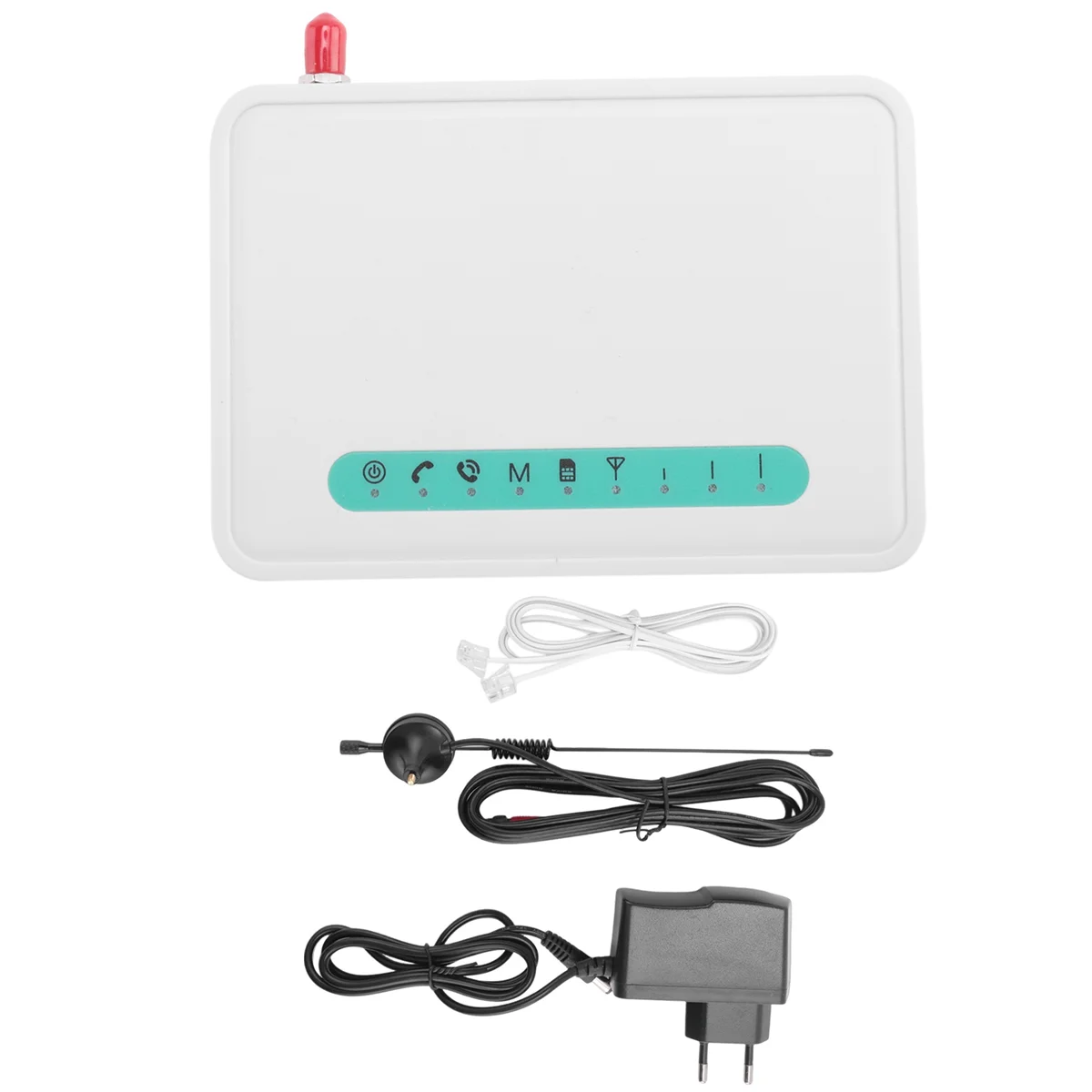 고정 무선 터미널 쿼드 밴드 GSM SIM 카드 전화 라인, 데스크톱 발신자 다이얼러 GSM850/900/1800/1900MHZ EU 플러그