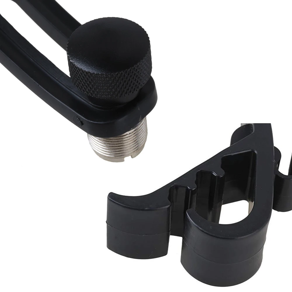 Drum Microphone Clip Holder Height Adjustable Mic Clip Stand Drum Rim Mount Clamp Groove Gear Shock