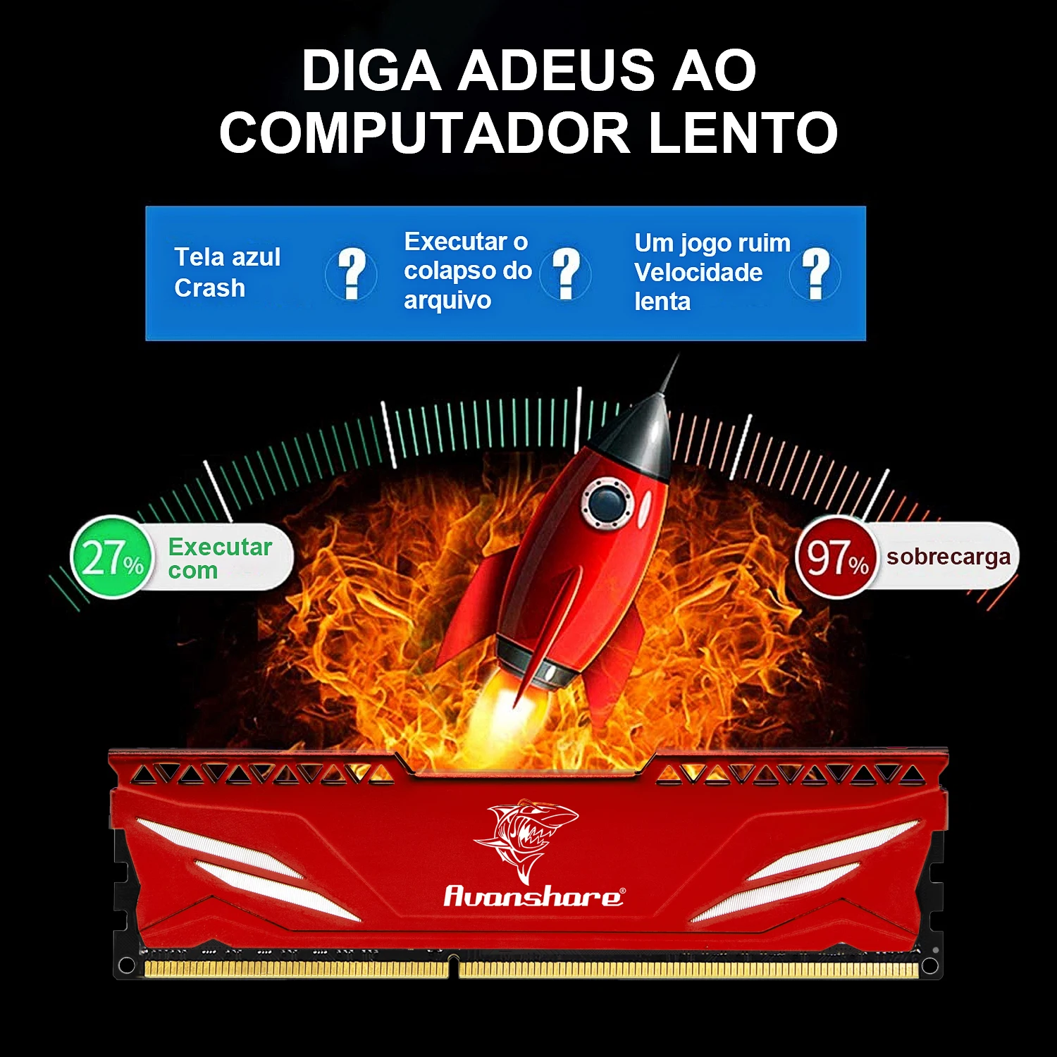 데스크탑 컴퓨터용 Avanshare 램 메모리, DDR3 4GB, 8GB, 1600MHz, 1333Mhz, PC3-10600 12800 DIMM, 방열판 레드 포함 인텔 및 AMD용