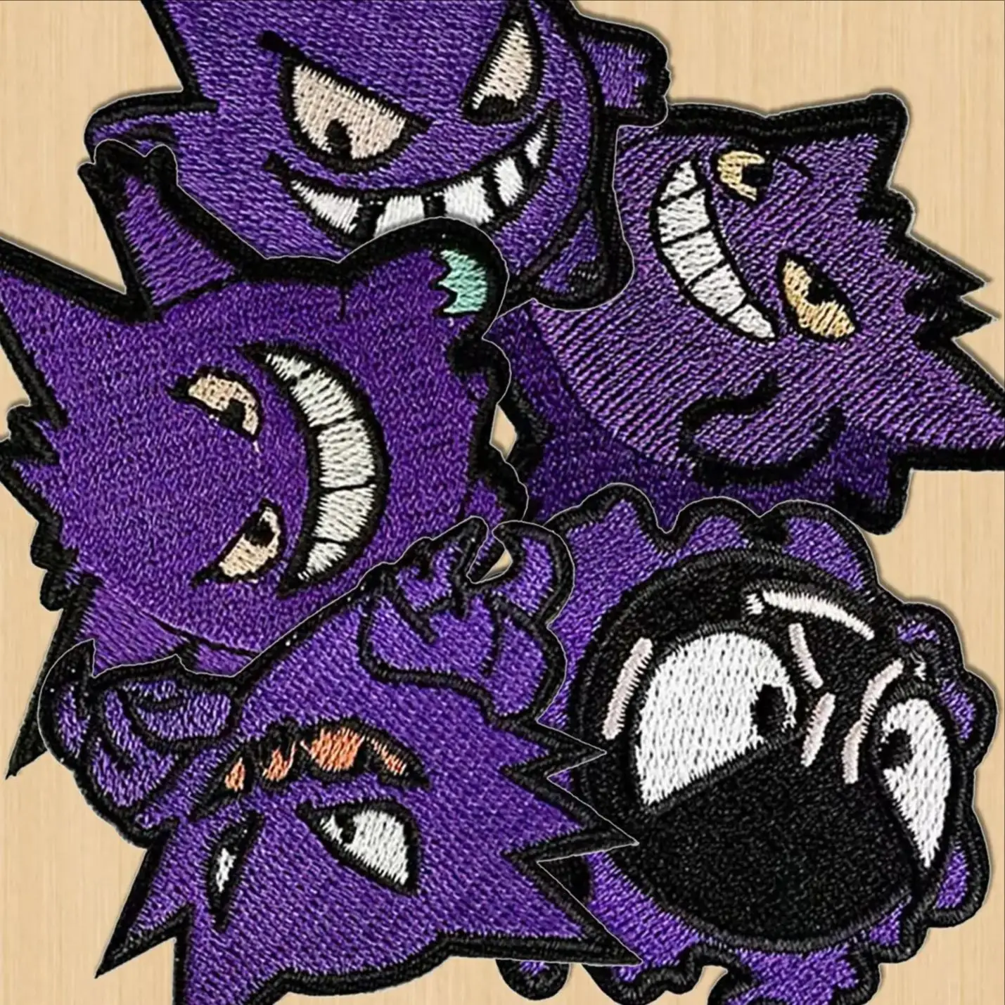 5개입 애니메이션 겐가 게임  시리즈 다리미로 붙이는 자수 패치, 옷, 청바지, 스티커, 코트 자수 아플리케