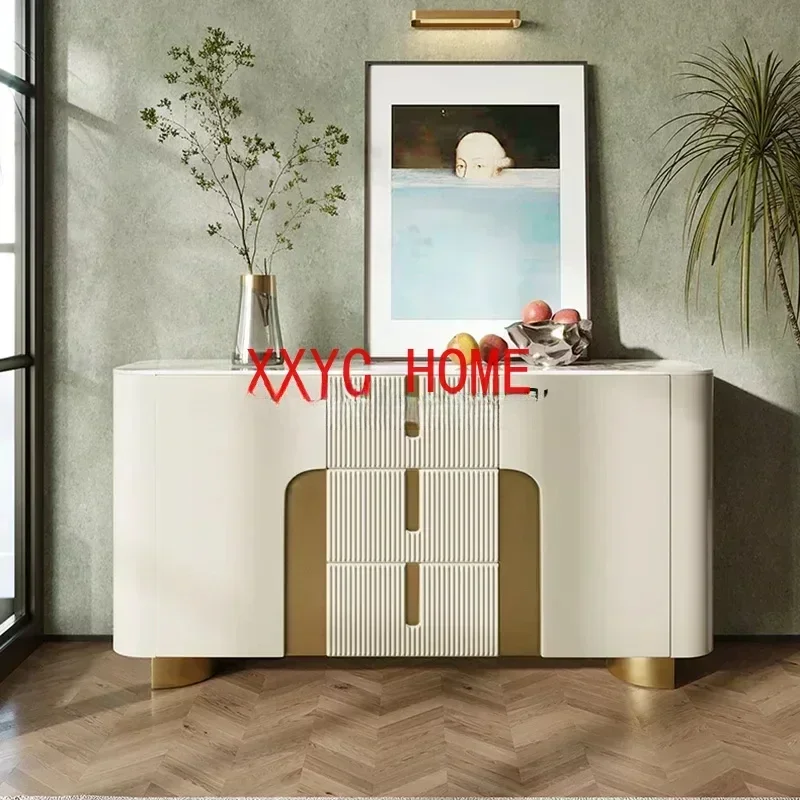 Modern Minimalist Sideboard et Slate Cupboard Entrance Hall Console Table Kitchen Coffee Tables Aparador Kitchen Furniture