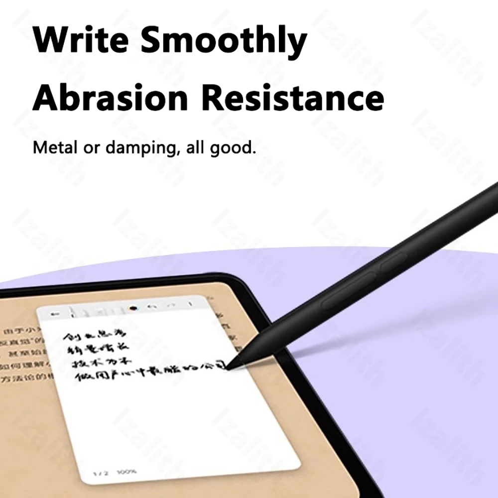 Enhanced Metal Smart Stylus Pen with Replaceable Nib for High Sensitivity Writing and Drawing
