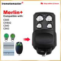 For MERLIN+C945 CM842 C940 C943 CM844 CM128 HE60 MGA600 MT60 MT800 Garage Door Remote Control 433.92MHz Command Transmitter 1