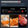 Vakumar VH5186 Kitchen Automatic Commercial Household Food Vacuum Sealer Packaging Machine Include 2 rolls Vacuum packed bags 3