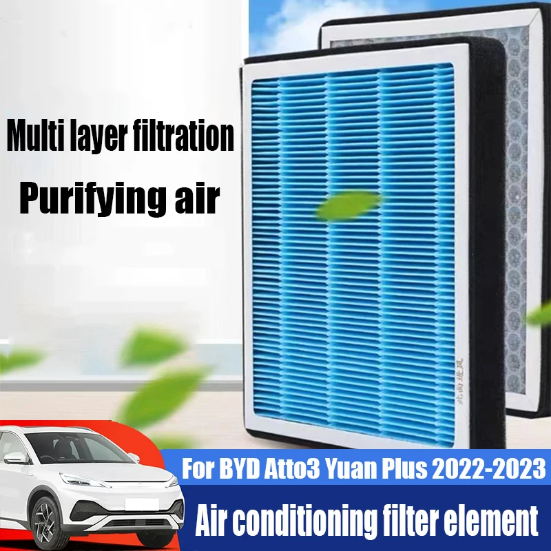 Per Byd Atto3 2022 2023 Elemento Filtrante Aria Condizionata Interna Aria Condizionata Modifica Griglia Aria Condizionata