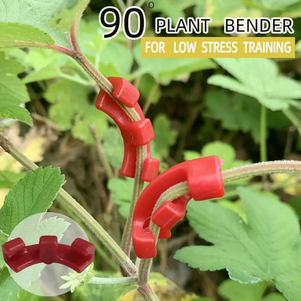 90 Degree Plant Bender Shaped Potted Clip for Branch Low Stress Training Control 90 Degree Plant Bender Shaped Potted Clip for Branch Low Stress Training Control