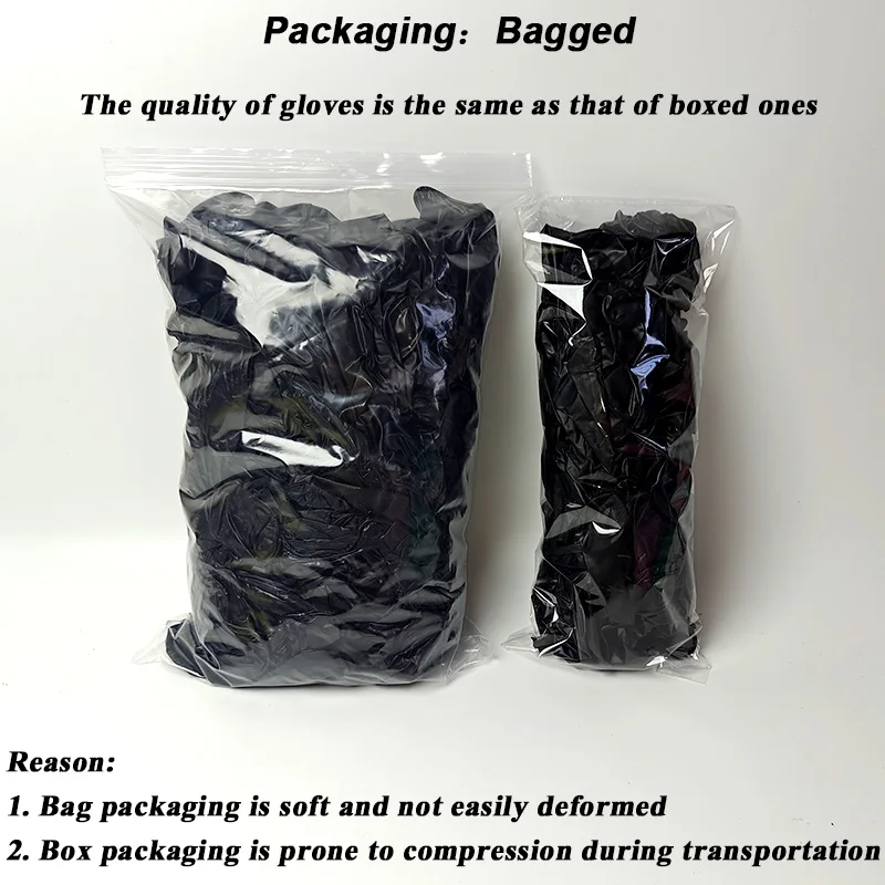 Black Nitrile Gloves Powder Free Waterproof Disposable Gloves 50/100PCS for Household Cleaning Food Handling Cleaning Tools