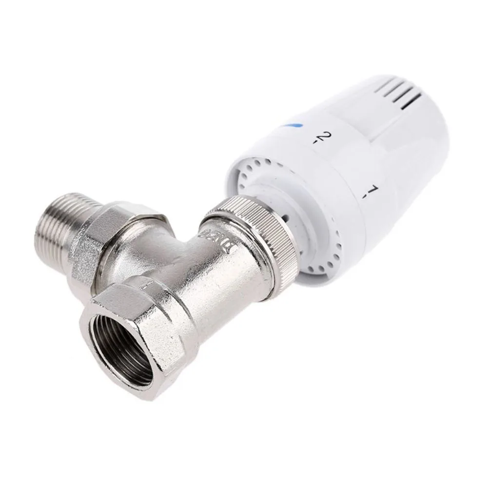 

DN15 DN20 Automatic Thermostatic Radiator Valve G1/2" G3/4" Special Angle Valve For Floor Heating Copper Radiator Thermostat