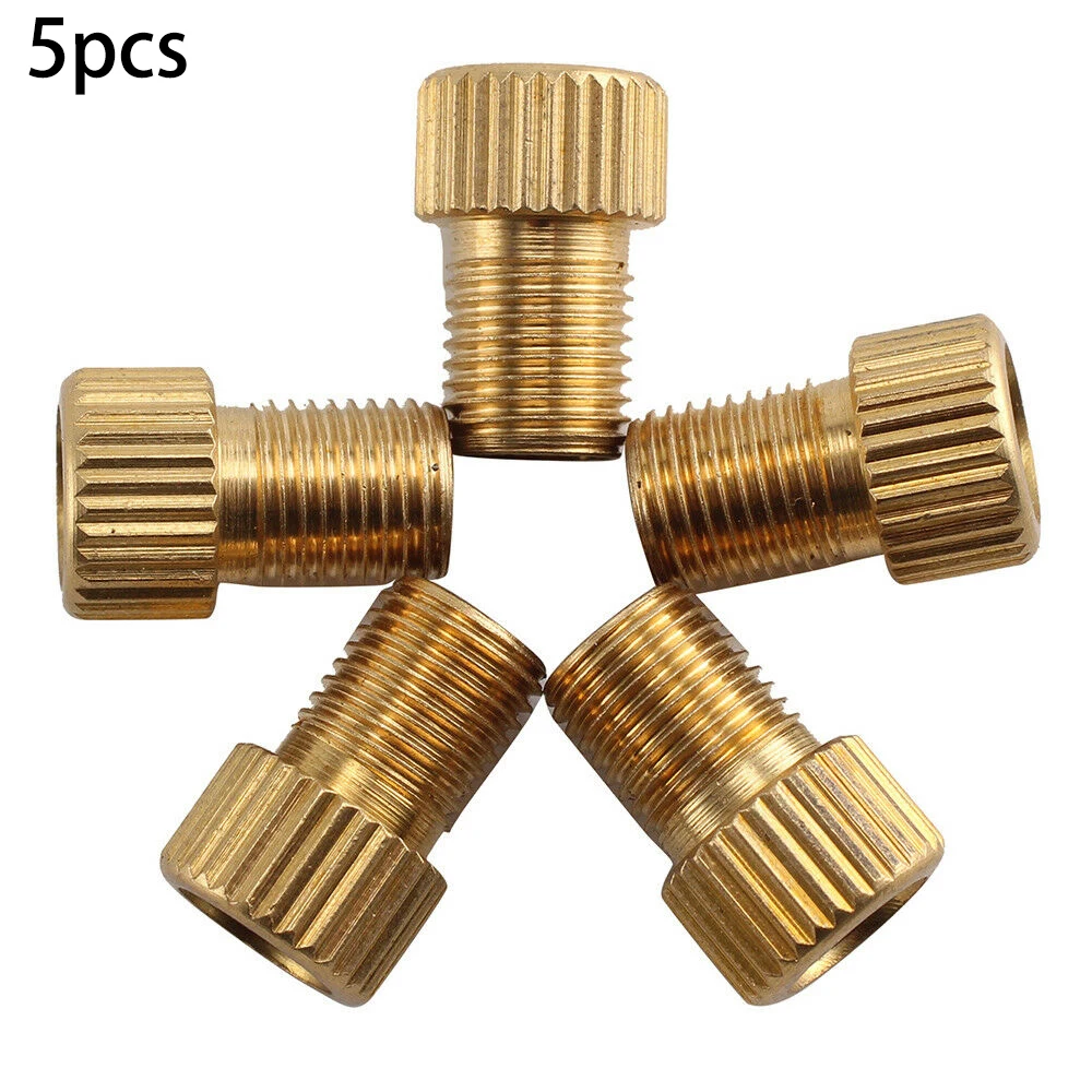 5/10PCS Bicycle Valve Adapter DV SV Dunlop French Valve To AV Car Pump Valve Bike Accessories Repair Replacement Parts Adapters