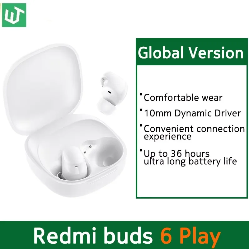 Xiaomi Redmi Buds 6 Play Wireless Earphones with AI Noise Cancellation and Dynamic Sound
