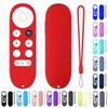 Silicone Case for Chromecast for -Google TV 2020 Voice Remote Shockproof Protective Cover for 2020 Chromecast Voice Remote 1