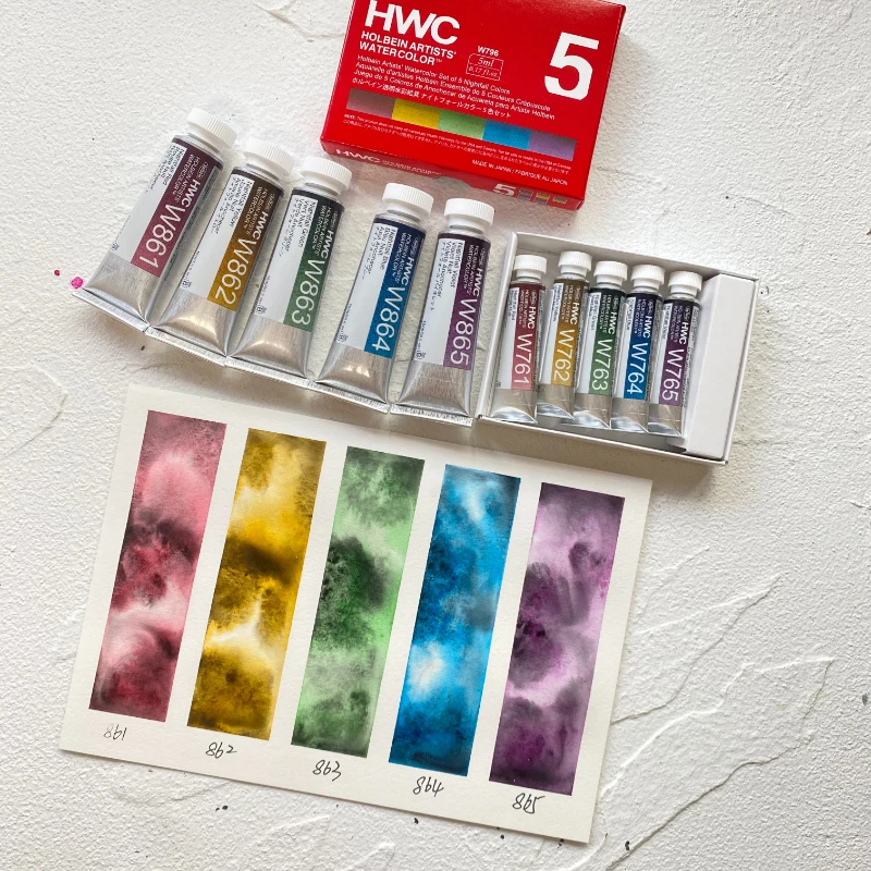 Neue Holbein Künstler Precipitated Aquarellfarbe 5 Ml/15 Ml Nightfall Farbe Professionelle Anfänger Malerei Malerei Kunstbedarf Sc3370669E63D46E5A701068Fff654153V