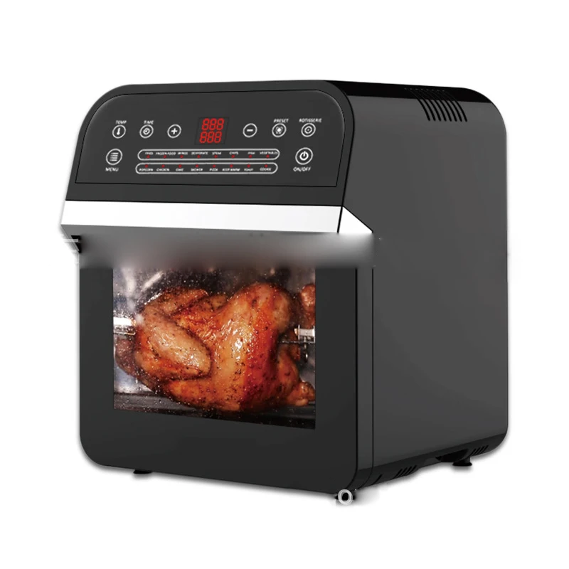 Household Electric Oven 12L Large Capacity Multi-function Air Fryer with LED Digital Touchscreen Special Oven for Kitchen 1600W