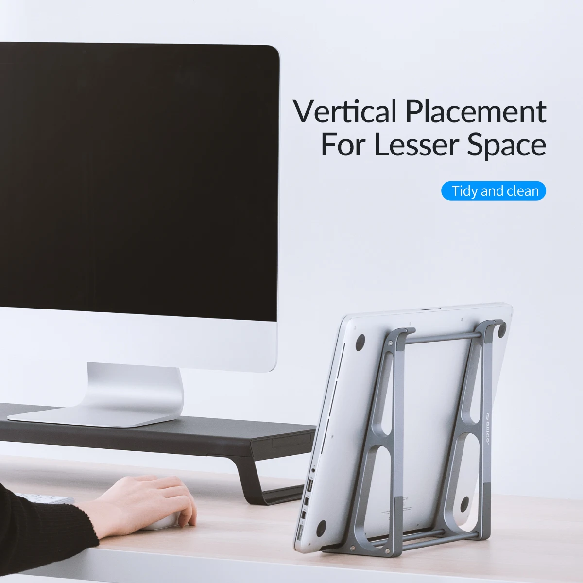 ORICO-Suporte de alumínio para laptop, suporte vertical,